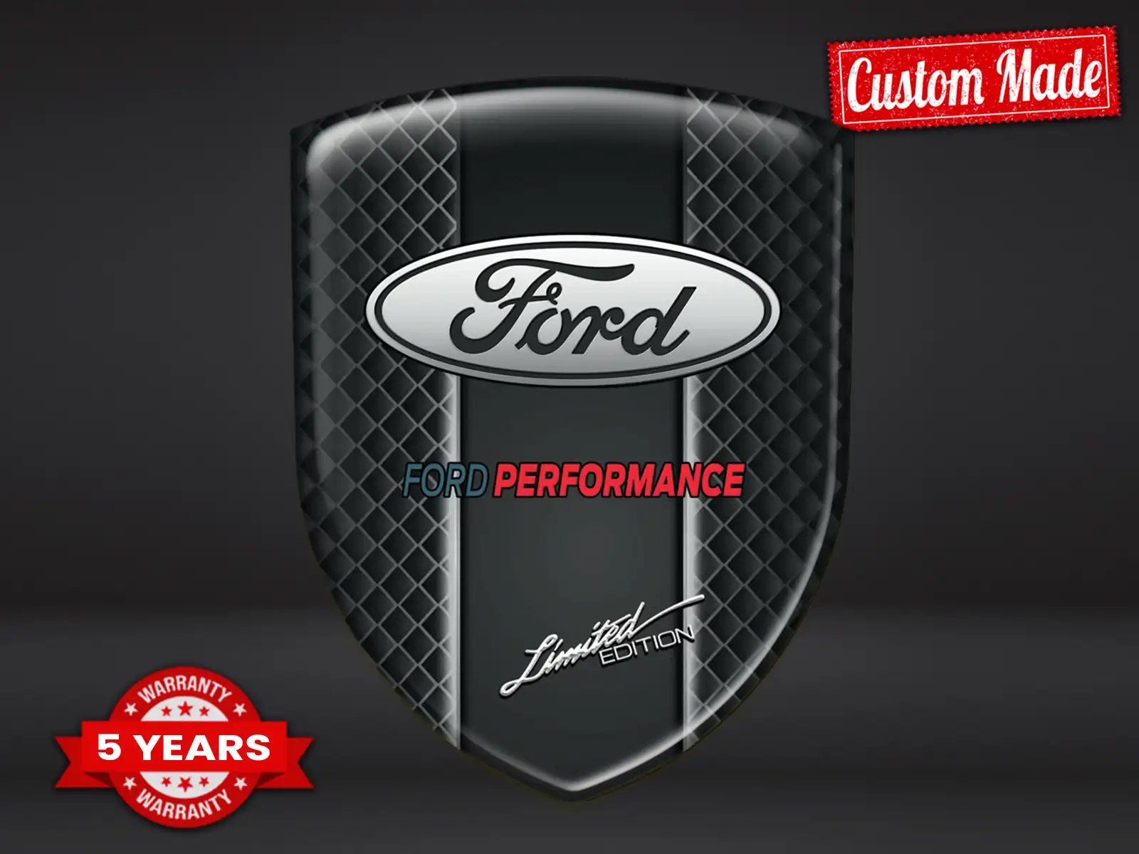 Ford Banners Parabrisas Máximo Estilo Moderno Pro Resistente